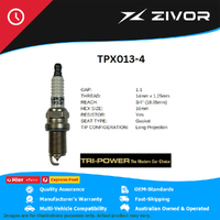 New TRI-POWER OE Technology Iridium Spark Plug 4 Pack #TPX013-4