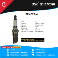 New TRI-POWER OE Technology Iridium Spark Plug 4 Pack #TPX022-4