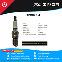 New TRI-POWER OE Technology Iridium Spark Plug 4 Pack #TPX023-4