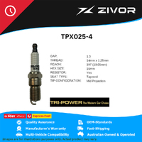 New TRI-POWER OE Technology Iridium Spark Plug 4 Pack #TPX025-4