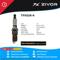 New TRI-POWER OE Technology Iridium Spark Plug 4 Pack #TPX026-4