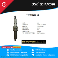 New TRI-POWER OE Technology Iridium Spark Plug 4 Pack #TPX037-4