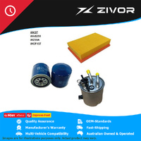 WESFIL Filter Service Kit For NISSAN NAVARA ST, ST-X D40 2.5L YD25DDTI #WK37