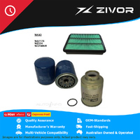WESFIL Filter Service Kit For TOYOTA PRADO LANDCRUISER KZJ120R 3.0L 1KZTE #WK43