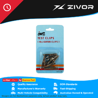 New GEAR-X Universal 12V Small Alligator Test Clips 6 Pack #862
