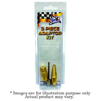 New GEAR-X 3 Piece Brass Compressor & Pump Adaptor Kit GXBCPAK