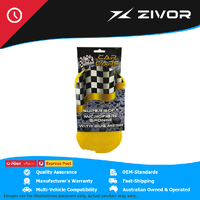 New GEAR-X Super Soft Microfibre Sponge With Bug Mesh Yellow #GXBUGSPONGE