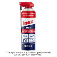 New INOX MX3 Ultimate 2-Way Nozzle Multipurpose Lubricant Aerosol 375G MX3-TW375