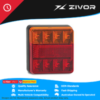 LED AUTOLAMPS 2x Stop / Tail / Indicator & Reflector Budget Trailer Lamp 101BAR2