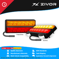 LED AUTOLAMPS Boat Trailer Stop / Tail / Indicator Lamp with LP #207BARLP2