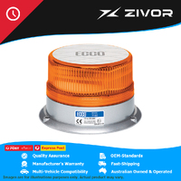ECCO Amber SAE Class I LED Beacon 3 Bolt Mount 12-24 Volt  #7160A