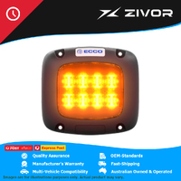 ECCO Amber Surface Mount Ultra-Thin LED Bus Light 12-24 Volt #830-200A