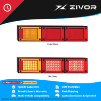 LED AUTOLAMPS Jumbo Design Stop/Tail/Indicator lamp assembly #J3BARRM
