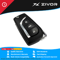 MAP-AU Remote Replacement Shell & Button - 3 Button For TOYOTA CAMRY #KF429