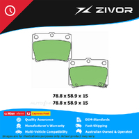 PROTEX Ultra Brake Pads - Rear For MITSUBISHI PAJERO SPORT QE, QF 4N15 #DB1390CP