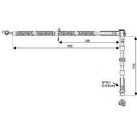 New PROTEX Hydraulic Hose - Front For Land Rover Discovery 4 2009-2017 H3734