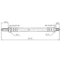 New PROTEX Hydraulic Hose - Rear For MG MGB GT 1965-1981 H801