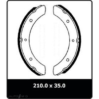 New PROTEX Drum Brake Shoe For Suzuki LJ50 1975 - 1981 N1367