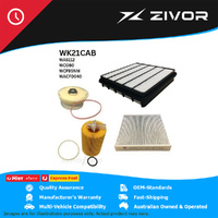 WESFIL Filter Service Kit For TOYOTA LANDCRUISER GXL, LC200 GXL VDJ200R #WK21CAB