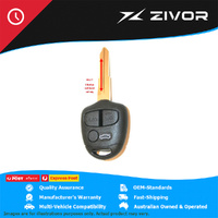 MAP-AU Shell & Key Replacement - 3 Button For MITSUBISHI CHALLENGER II #KF377
