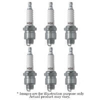 6x New NGK M14x1.25 Non-Resistor Standard Spark Plug For INTERNATIONAL C1840 B7S
