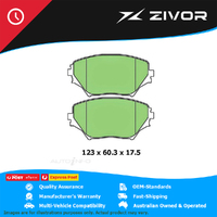 PROTEX Ultra Brake Pads - Front For TOYOTA RAV4 ACA20R 1AZFE #DB1432CP