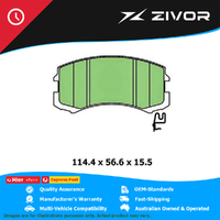 PROTEX Brake Pads For MITSUBISHI LANCER EVO VII, VIII, IX. 2.0L 4G63T #DB1455UP
