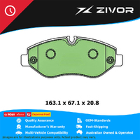 New PROTEX Brake Pad-Blue For MERCEDES BENZ V2500 AVANTGARDE 2015-2020 #DB1973B