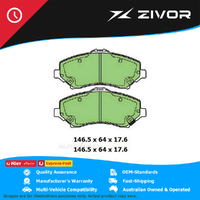 New PROTEX Brake Pads For JEEP WRANGLER UNLIMITED SAHARA JK 3.8L EGT #DB2002UP