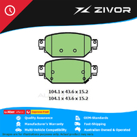 PROTEX Ultra Brake Pads For MAZDA CX-3 DK 1.8D 2018-On #DB3232CP