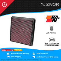 New K&N Air Filter Panel For TOYOTA LANDCRUISER VDJ200R 4.5L 1VD-FTV #33-2387