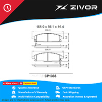 PREMIER Ceramic DB1333 Brake Pads For NISSAN PATHFINDER ST, TI R50 #CP1333