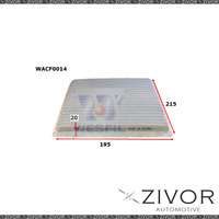 WESFIL CABIN Filter For Toyota Corolla 1.8L 05/03-04/06 -WACF0014* By Zivor*