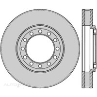 New PROTEX Brake Disc Rotor - Front For Isuzu NPR75-190 2015-2021 CDR1054