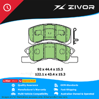 PROTEX Ultra Brake Pads For DAIHATSU CHARADE EJVE 2005-2007 #DB1912CP