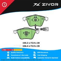 PROTEX Brake Pads For VOLKSWAGEN PASSAT 2.0T FSI B6 4D Wagon 2.0L BWA #DB2210UP
