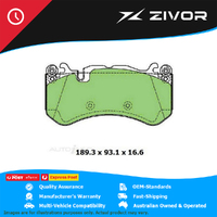 PROTEX Brake Pads - Front For MERCEDES BENZ C63 AMG EDITION 507 C204 #DB3255UP
