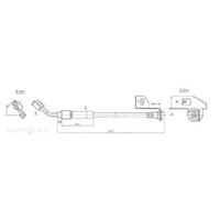New PROTEX Hydraulic Hose - Rear For BMW 335i 2007-2008 H1853