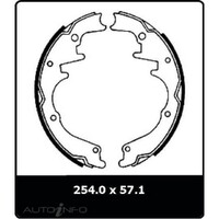 New PROTEX Brake Shoes - Front For Holden Belmont 1968-1971 N1336