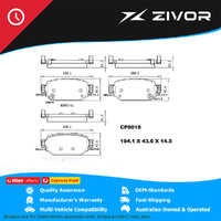 PREMIER Ceramic DB2495 Brake Pads For MAZDA CX-3 GSX DK 2.0L PE-VPS #CP2495