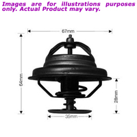New DAYCO Thermostat 67mm Dia 91C For BMW 735i DT62B