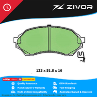 PROTEX Ultra Brake Pads - Front For MAZDA FAMILIA GS, RS, RX BJ ZLVE #DB1358CP