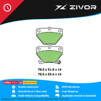 New PROTEX Brake Pads For TOYOTA MR2 SPYDER ZZW30R 1.8L 1ZZFE #DB1429UP