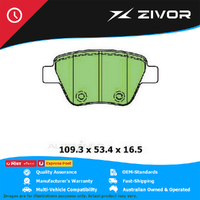 PROTEX Brake Pads - Rear For VOLKSWAGEN GOLF 90 TSI TRENDLINE MK6 CAXA #DB2211UP