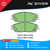 New PROTEX Brake Pads For TOYOTA AURION GSV50R 4D Sedan 3.5L 2GRFE #DB2243UP