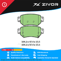 PROTEX Ultra Brake Pads For MAZDA MAZDA6 GL SH-VPTS 2016-2018 #DB3220CP