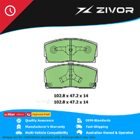 New PROTEX Brake Pads - Front For DAIHATSU CHARADE 1.0L CL #DB1125CP