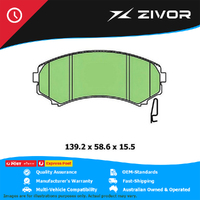 PROTEX Brake Pads For MITSUBISHI PAJERO GLX, GLS, EXCEED NM 3.2L 4M41T #DB1388UP