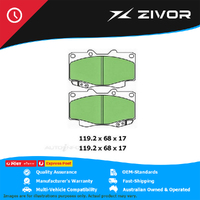 New PROTEX Brake Pads For TOYOTA HILUX SR. WORKMATE KUN26R 3.0L 1KDFTV #DB1739UP