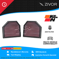 New K&N Performance Air Filter Panel For BMW M M4 F82 3.0L S55 B30 A #33-2488